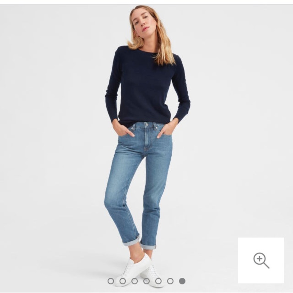 Everlane boyfriend jean size 27 mid blue